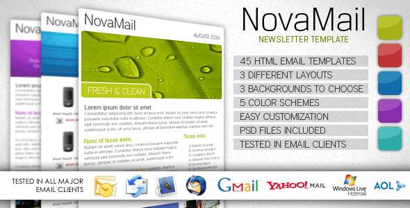 NovaMail Newsletter Template