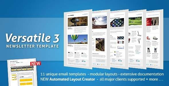 Versatile Newsletter 3 - automated layout creator!