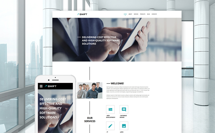 Business Responsive Website Template
