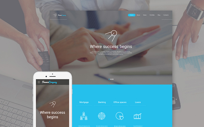 Financial Consultant Web Template