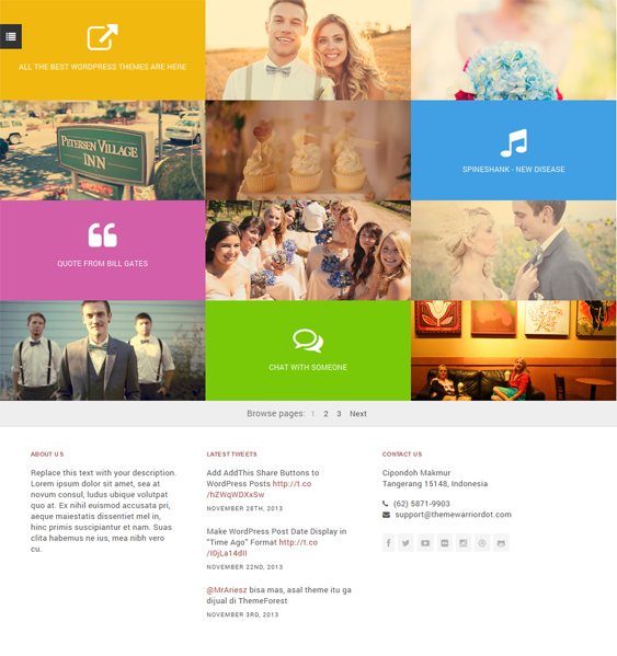 amanra flat tumblr theme