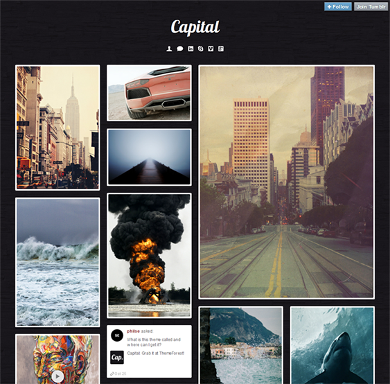 capital masonry tumblr theme