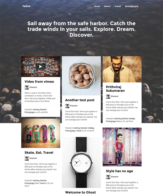 yathra masonry ghost theme