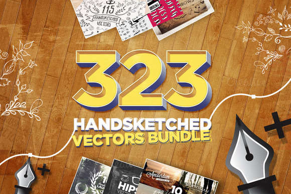 323 Handsketched Vectors Bundle
