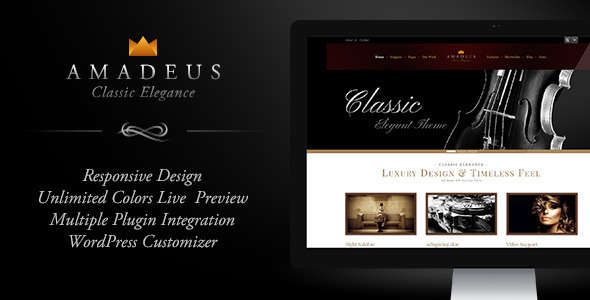 AMADEUS, Classic & Elegant WP Theme