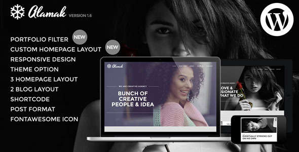 Alamak - Responsive One Page Portfolio Theme