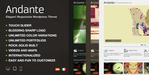 Andante WP - Elegant Responsive WordPress Theme