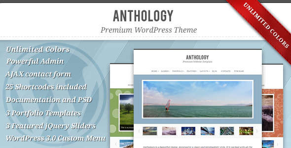 Anthology - Premium Elegant WordPress Theme