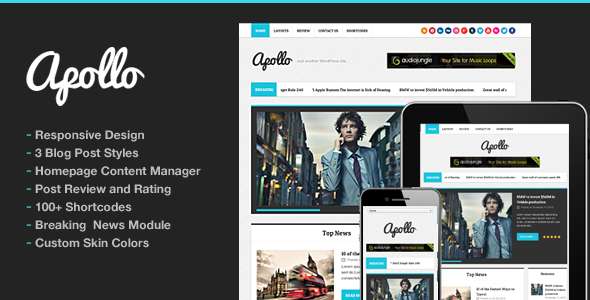 Apollo Modern Magazine Newspaper Template