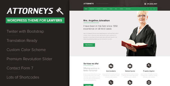 Attorney - Corporate WordPress Theme