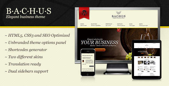 Bachus - Elegant business theme
