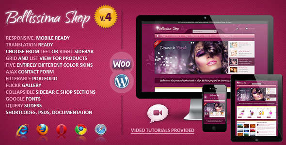 Bellissima - Responsive WooCommerce Template