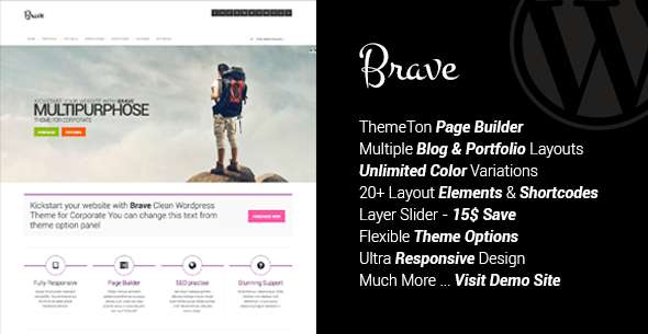 Brave - Clean Responsive Multipurpose Theme