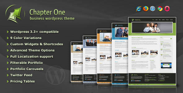 Chapter One - Business WordPress Theme