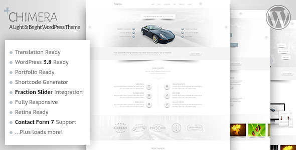 Chimera - A Light, Bright WordPress Theme