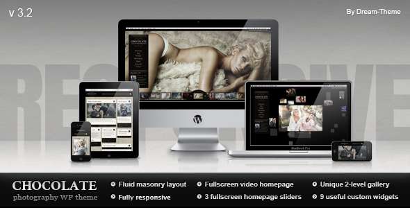 Chocolate WP - Responsive Photography Theme