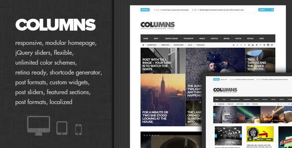 Columns - Impressive Magazine and Blog theme