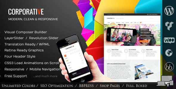 Corporative - Multipurpose WordPress Theme