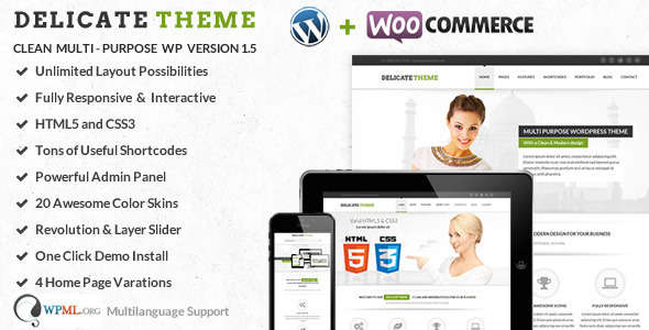 Delicate | Responsive Multi Purpose Theme