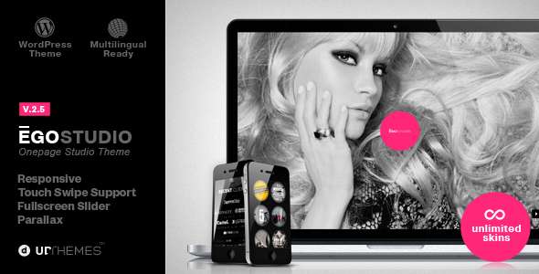 Ego Onepage Parallax Responsive WordPress Theme