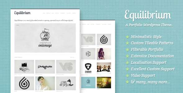 Equilibrium: Clean and Modern WP Portfolio Theme