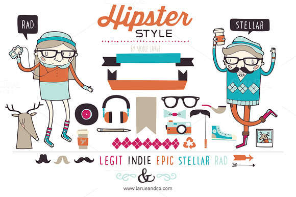 Hipster Style (Vector)