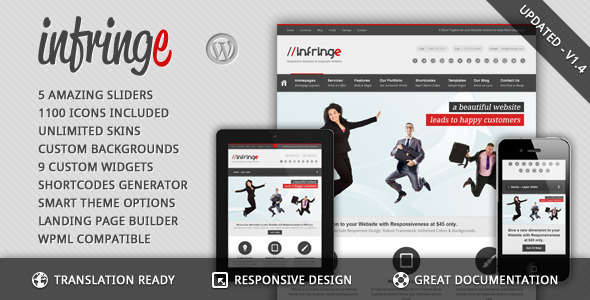 Infringe - Responsive Business & Corporate WP
