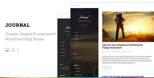 Journal Elegant Responsive WordPress Blog Theme