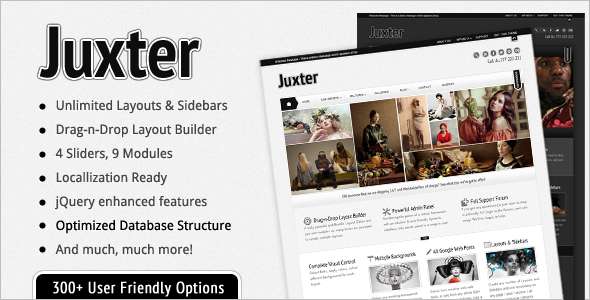 Juxter: Powerful & Elegant WP Theme