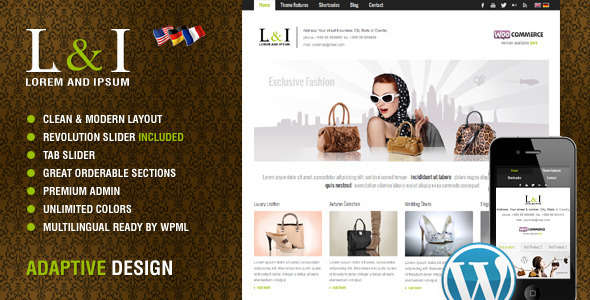 Lorem & Ipsum: Universal Corporate WordPress Theme
