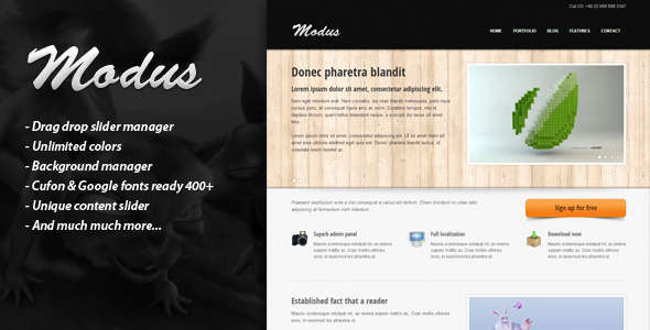 MODUS - Premium WordPress Theme
