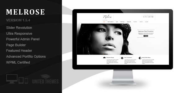 Melrose - Responsive Portfolio WordPress Theme