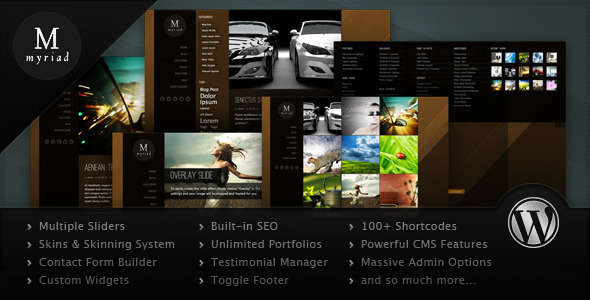 Myriad - Powerful Professional WordPress Theme