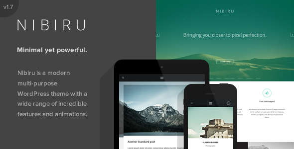 Nibiru - Multi-Purpose Responsive WordPress Theme