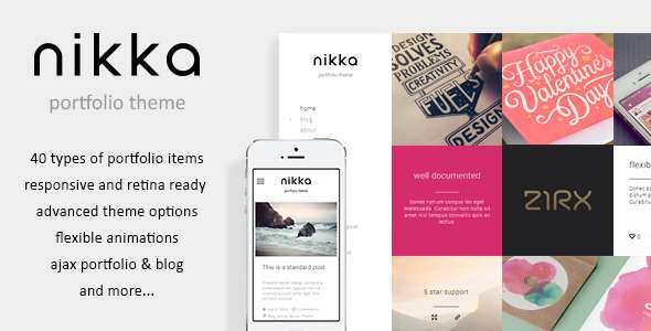 Nikka - AJAX Portfolio WordPress Theme