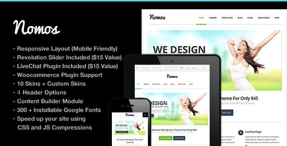Nomos Clean Multi-Purpose Business Theme