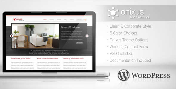 Onixus - Corporate Business WordPress Theme 3