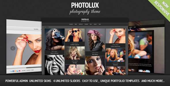 Photolux - Photography Portfolio WordPress Theme