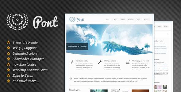 Pont - Multipurpose WordPress Theme