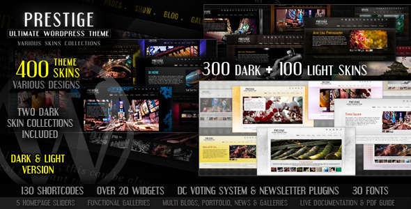 Prestige - Ultimate WordPress Theme
