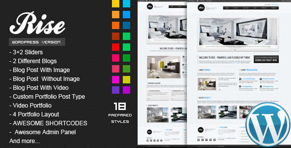 RISE - Premium WordPress Theme