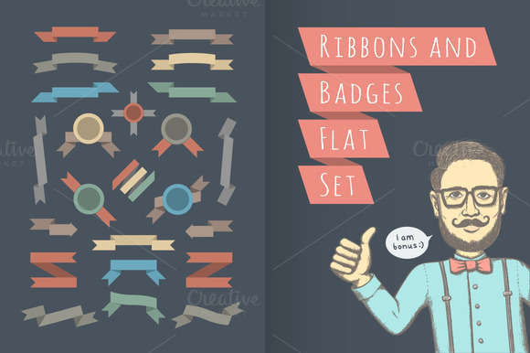 Ribbons, Badges and Hipster