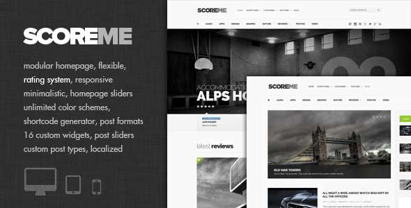 Scoreme - Rating & Responsive Magazine/Blog Theme