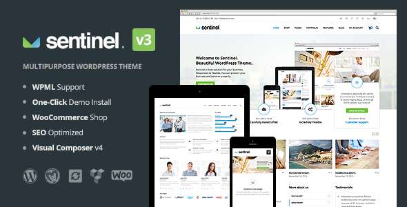 Sentinel - Responsive Multi-Purpose Theme