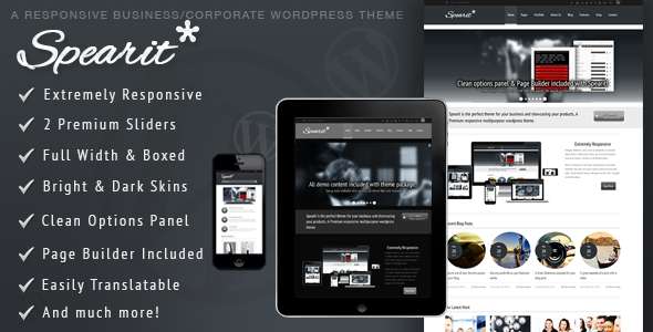 Spearit - Responsive Business Corporate Theme