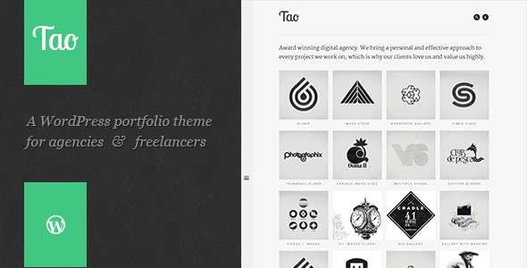 Tao: Retina & Responsive WordPress Portfolio Theme