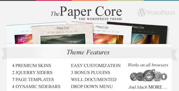 The PaperCore - Elegant WordPress Theme