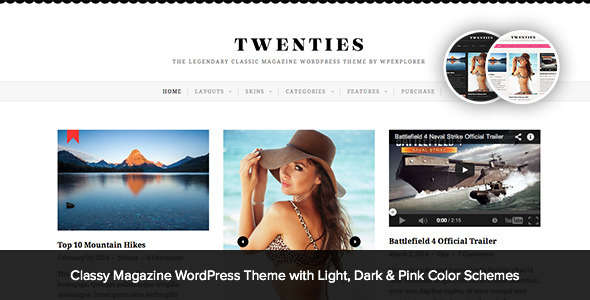 Twenties - Clean, Responsive Blog WordPress Theme