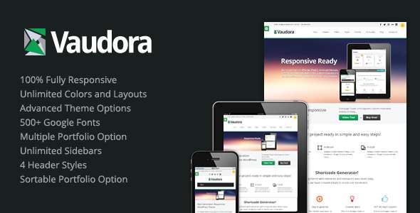 Vaudora Responsive WordPress Theme