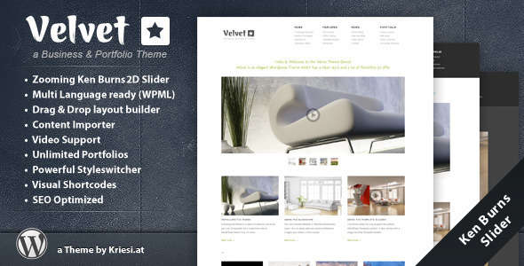 Velvet - Minimal Business Theme